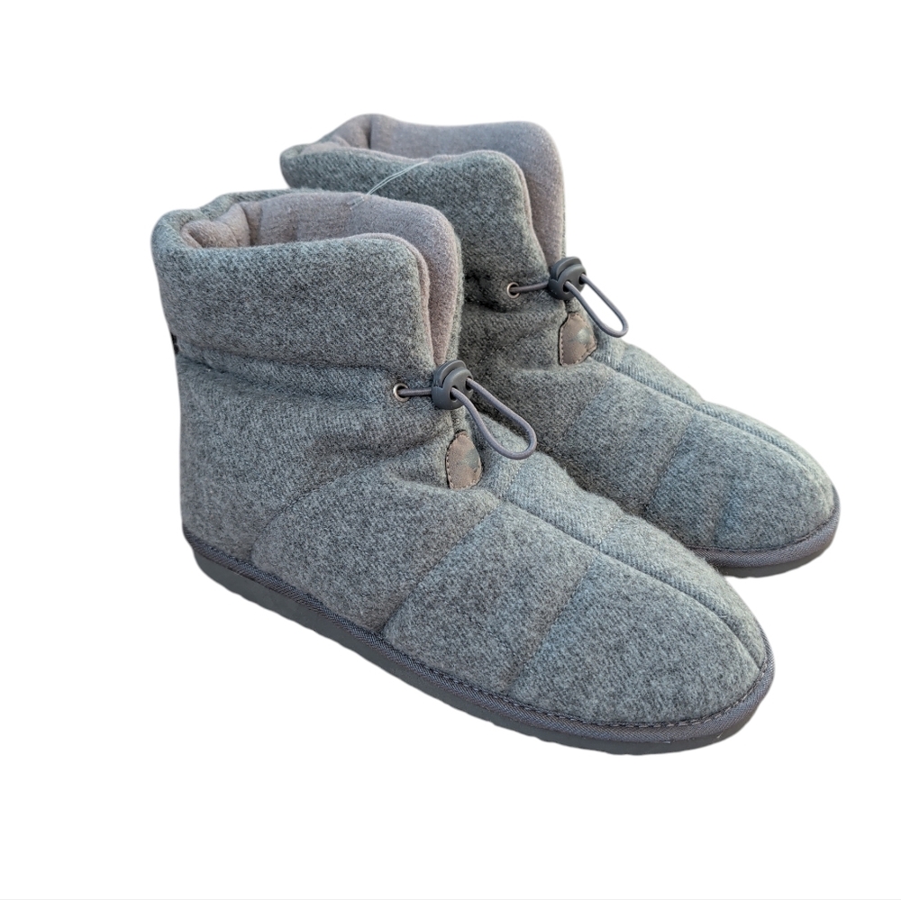 Rocket Dog Winifred Wool Quilted Slipper Ankle Booties 7 Gray